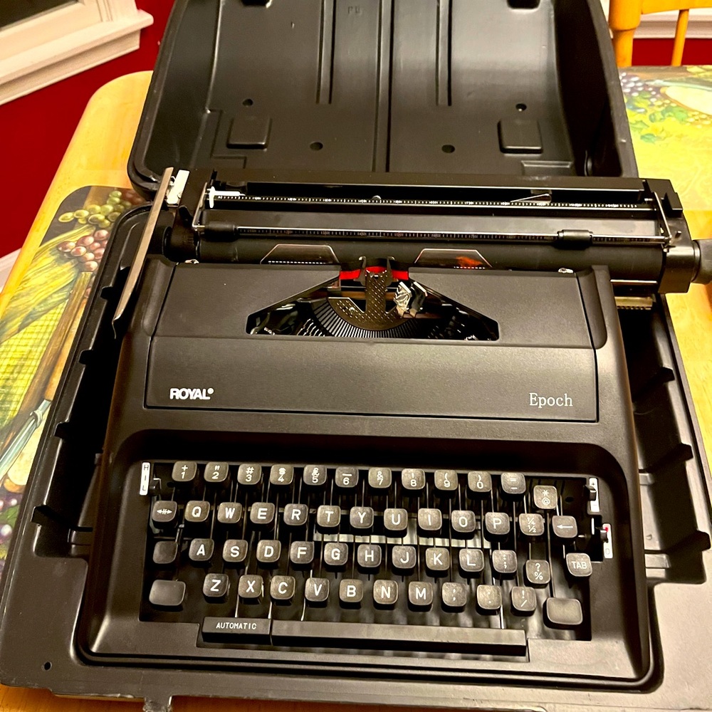 Royal manual typewriter in brand newcondition
